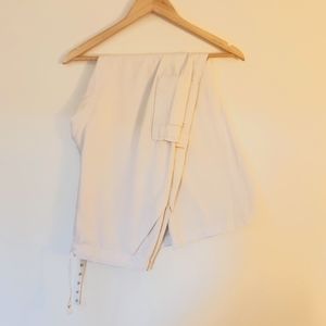 White Multipocket Scrub Pants